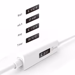 j5create JUCP14-N USB-C™ 2.0 vers USB-C™ Câble avec capteur de puissance dynamique OLED - Vue supplémentaire 10