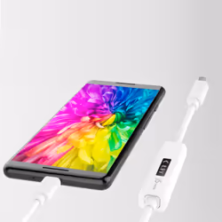 j5create JUCP14-N USB-C™ 2.0 vers USB-C™ Câble avec capteur de puissance dynamique OLED - Vue supplémentaire 5