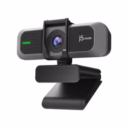 j5create JVU430-N Webcam USB 4K Ultra HD, 8 MP, 3840 x 2160 pixels, Full HD, 60 ips, 720x480@30fps, 1280x720@30fps, 1920x1080 ...