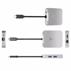 j5create JCD391-N Adaptateur Multi-Port USB-C® 4K60 Elite - Vue supplémentaire 5