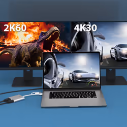 j5create JCA365-N Adaptateur Multi-Moniteurs USB-C® vers Double HDMI™ - Vue supplémentaire 5