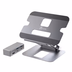 j5create JTS327-N Support pour Ordinateur Multi-Angle avec Dock 4K
