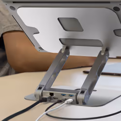 j5create JTS427-N Support pour Ordinateur Multi-Angle avec Dock et Double 4K - Vue supplémentaire 5