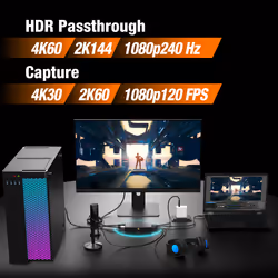 j5create JVA14-N Station de capture de jeu 4K - Vue supplémentaire 4