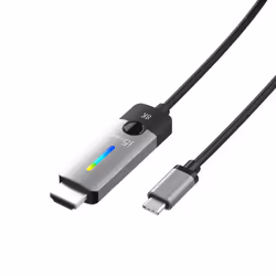 j5create JCC157-N Câble USB-C® vers HDMI™ 2.1 8K, 1,79 m, USB Type-C, HDMI, Mâle, Mâle, 3840 x 2160, 7680 x 4320