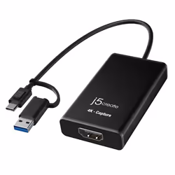 j5create JVA11-N Adaptateur de capture HDMI™ 4K - Vue supplémentaire 2