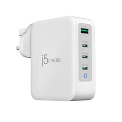 j5create JUP43130F-FN Chargeur 130W GaN USB-C® 4 ports - UK