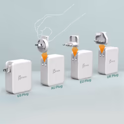 j5create JUP43130F-FN Chargeur 130W GaN USB-C® 4 ports - UK - Vue supplémentaire 4