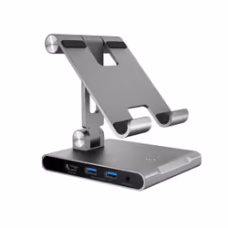 j5create JTS224-N Support multi-angles avec station d'accueil pour iPad Pro®, Support pour tablette, Gris, 32,8 cm (12.9"), 1 ...