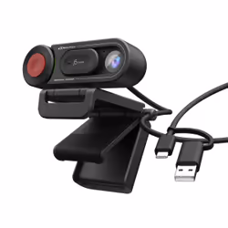 j5create JVU250-N Webcam HD avec mise au point automatique et manuelle