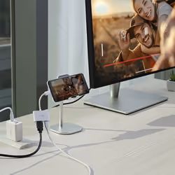 j5create JCA152-N câble vidéo et adaptateur 0,82 m USB Type-C HDMI + USB Type-C Blanc - Vue supplémentaire 4
