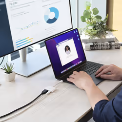 j5create JCA152-N câble vidéo et adaptateur 0,82 m USB Type-C HDMI + USB Type-C Blanc - Vue supplémentaire 8