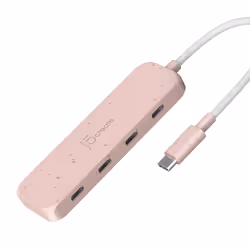 j5create USB-C respectueux de l’environnement vers Hub 4 ports Type- C Gén 2, USB 3.2 Gen 1 (3.1 Gen 1) Type-C, USB 3.2 Gen 2 ...