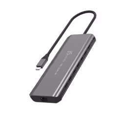 j5create JCD398-N station d'accueil Avec fil USB 3.2 Gen 2 (3.1 Gen 2) Type-C Gris