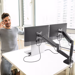 j5create JTSA102-N support d'écran plat pour bureau 81,3 cm (32") Noir - Vue supplémentaire 5