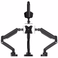 j5create JTSA301-N support d'écran plat pour bureau 32" Noir - Vue supplémentaire 5