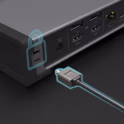 j5create JTD568 Avec fil Thunderbolt 4 Gris