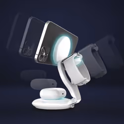 j5create JUPW3415-N chargeur d'appareils mobiles Smartwatch, Écouteurs, Smartphone Blanc USB Recharge sans fil Charge rapide Intérieure - Vue supplémentaire 6