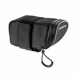 Lezyne Micro Caddy - M, Selle, Sacoche pour bicyclette, Tissu, Nylon, Noir, 0,4 L, 145 mm