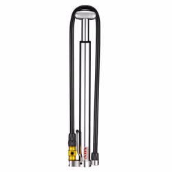 Lezyne Micro Floor Drive HP, Pompe à pied, Noir, Argent, Poignée en T, 11 bar, Aluminium, Acier inoxydable, 150 g
