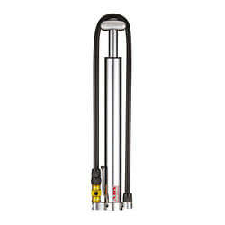 Lezyne Micro Floor Drive HV Noir, Argent Pompe à pied