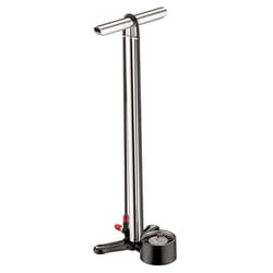 Lezyne CNC Floor Drive Noir, Argent Pompe à pied