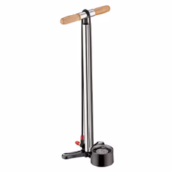 Lezyne 1-FP-AFLDR-V506, Pompe à pied, Vélo, Argent, Poignée en T, 15 bar, 150 mm