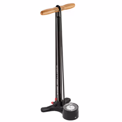 Lezyne Sport Floor Drive, Pompe à pied, Vélo, Noir, Poignée en T, 15 bar, Acier