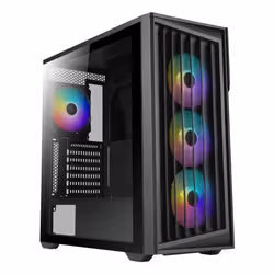 Azza Torrent, Midi Tower, PC, Noir, ATX, ITX, micro ATX, Bleu, Vert, Orange, 17 cm