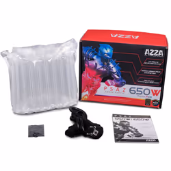 Azza PSAZ-650W(ARGB) unité d'alimentation d'énergie 20+4 pin ATX ATX Noir