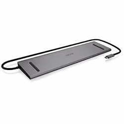 Acer ACG-DCK-C-1, Avec fil, USB 3.2 Gen 1 (3.1 Gen 1) Type-C, 100 W, 3,5 mm, 10,100,1000 Mbit/s, Gris