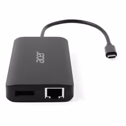 Acer USB Type-C Dongle 12-in-1 Black Avec fil USB 3.2 Gen 1 (3.1 Gen 1) Type-C Noir - Vue supplémentaire 3