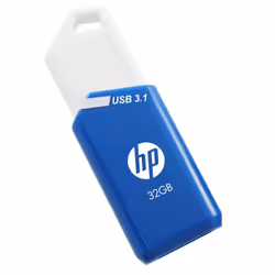 PNY x755w, 32 Go, USB Type-A, 3.2 Gen 1 (3.1 Gen 1), 75 Mo/s, Slide, Bleu, Blanc