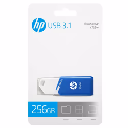 PNY HP x755w lecteur USB flash 256 Go USB Type-A 3.2 Gen 1 (3.1 Gen 1) Bleu, Blanc - Vue supplémentaire 4