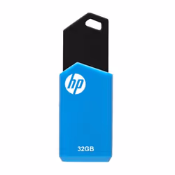 HP v150w, 32 Go, USB Type-A, 2.0, Slide, Noir, Bleu