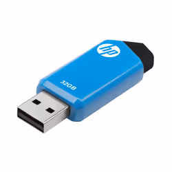 HP v150w lecteur USB flash 32 Go USB Type-A 2.0 Noir, Bleu