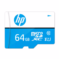 HP HFUD064-1U1BA, 64 Go, MicroSDXC, Classe 10, UHS-I, 100 Mo/s, 30 Mo/s