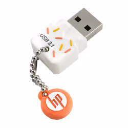 HP x778w lecteur USB flash 64 Go USB Type-A 3.2 Gen 1 (3.1 Gen 1) Orange, Blanc