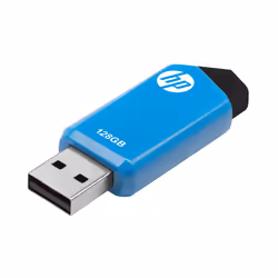 HP v150w lecteur USB flash 128 Go USB Type-A 2.0 Noir, Bleu