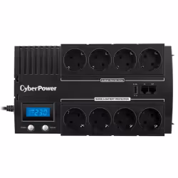 CyberPower BR1200ELCD, Interactivité de ligne, 1,2 kVA, 720 W, Sinus, 165 V, 290 V