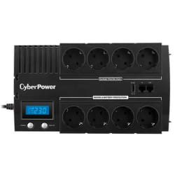 CyberPower BR1200ELCD alimentation d'énergie non interruptible Interactivité de ligne 1,2 kVA 720 W 8 sortie(s) CA