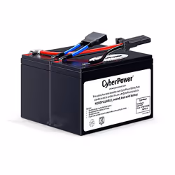 CyberPower RBP0014, Sealed Lead Acid (VRLA), 24 V, 2 pièce(s), Noir, CyberPower PR750ELCD, PR750ELCDGR, 4,09 kg