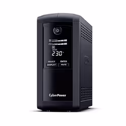 CyberPower VP700EILCD, Interactivité de ligne, 0,7 kVA, 390 W, Sinus, 167 V, 295 V