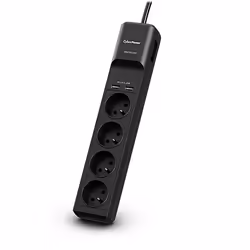 CyberPower Tracer III P0420SUD0-FR, 350 J, 4 sortie(s) CA, Type E, 200 - 250 V, 50 - 60 Hz, 2,4 A