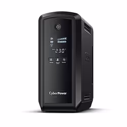 CyberPower CP550EPFCLCD, Interactivité de ligne, 0,55 kVA, 350 W, Sinus, 170 V, 270 V