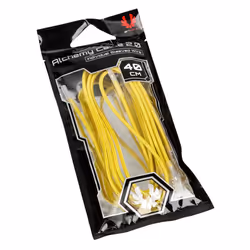 BitFenix Alchemy 2.0, 0,4 m, Mâle, Femelle, Droit, Droit, Jaune