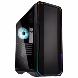 BitFenix BFC-ESM-150-KKWGK-RP, Midi Tower, PC, Noir, ATX, EATX, micro ATX, Mini-ATX, Plastique, Acier, Verre trempé, Jouer