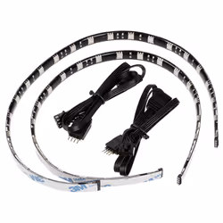 BitFenix Alchemy 2.0, Universel, Kit d'éclairage pour boîtier PC, Noir, Blanc, Multicolore, 12 V, 5,04 W