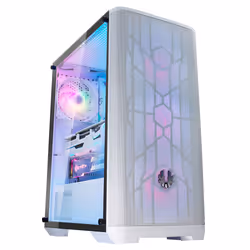 BitFenix Nova Mesh SE TG, Midi Tower, PC, Blanc, ATX, micro ATX, Mini-ITX, Mesh, Plastique, Acier, Verre trempé, Jouer