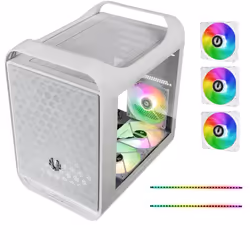 BitFenix BFC-PM2-300-WWGSW-3A unité centrale Midi Tower Blanc - Vue supplémentaire 6